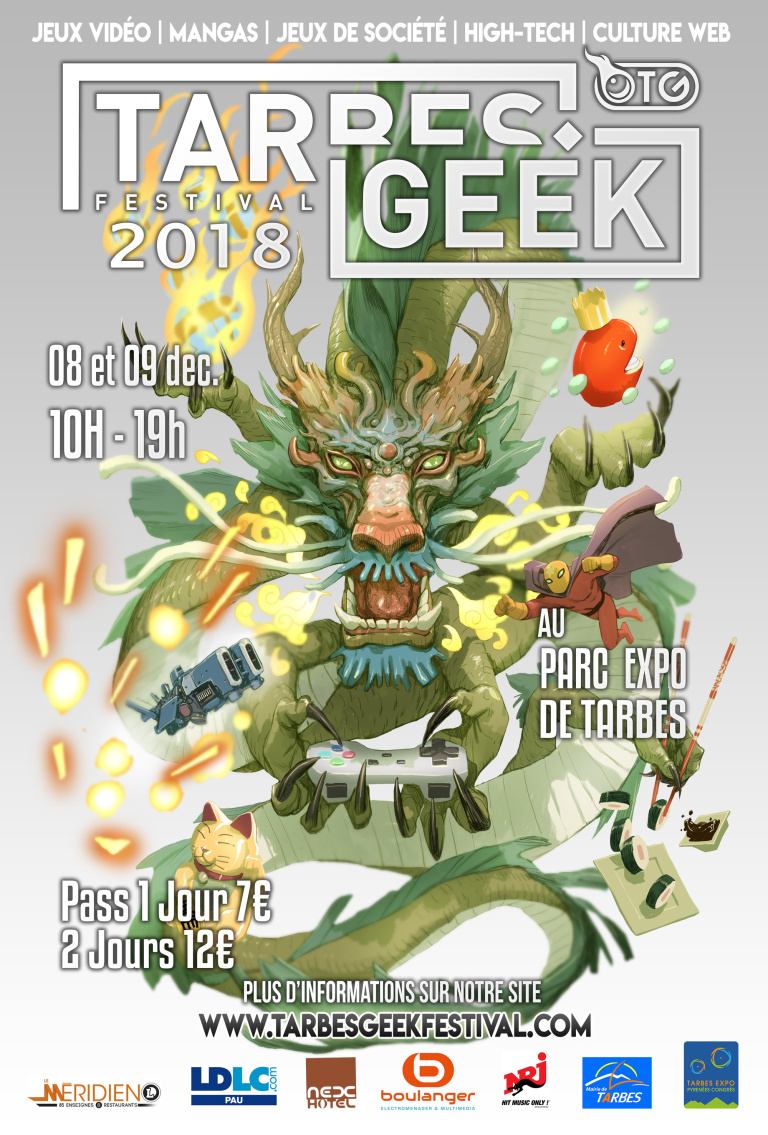 Tarbes Geek Festival 2018 – suivre la nouvelle édition